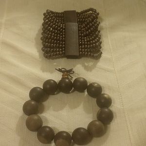 Fashion forward wood braclets